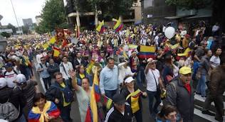 Manifestaciones en Bogotá